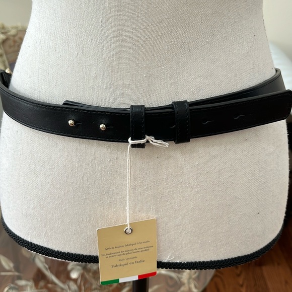 Beautiful handcrafted Leather and Metal Chain Belt - Sz Large - NWT - Picture 11 of 16